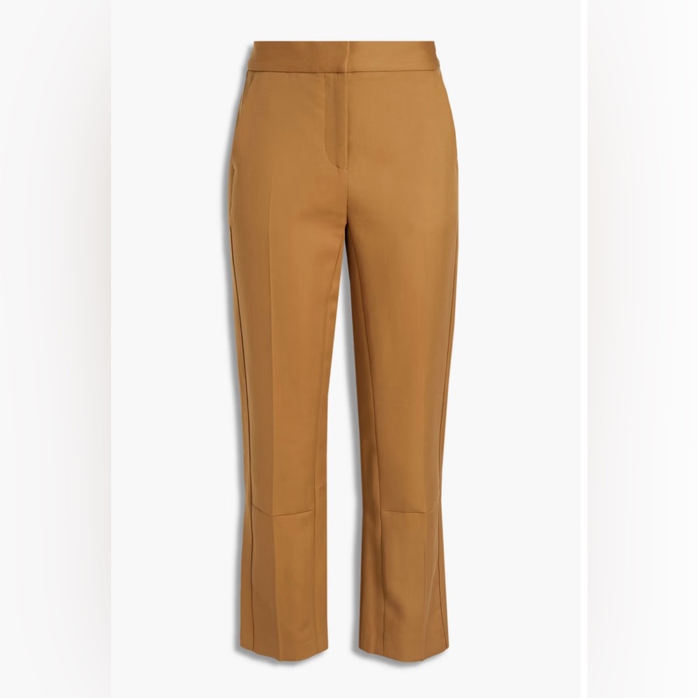 Tory Burch Phoebe Twill Pants Gold Buttons Size 14 $395